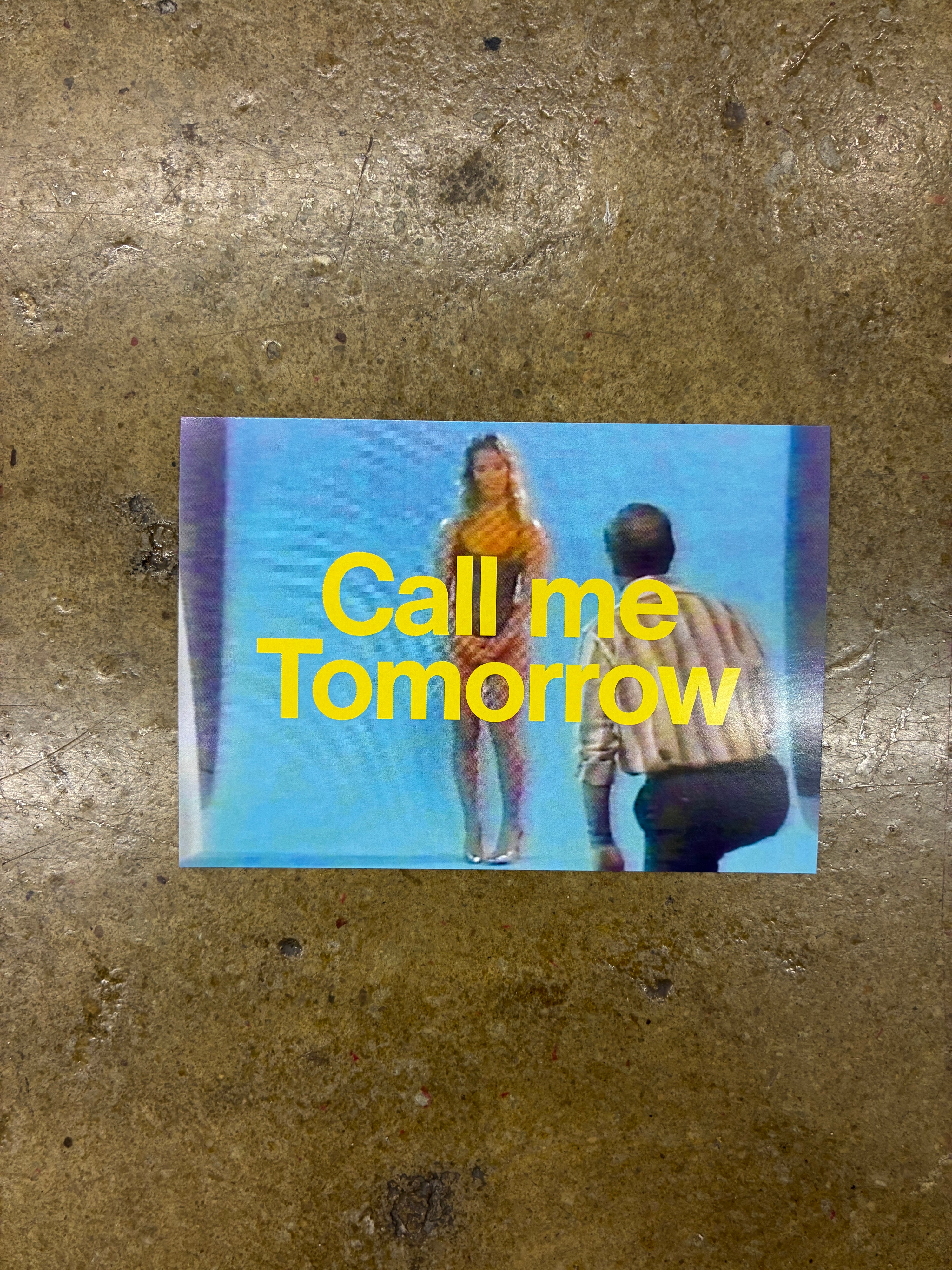 'Call Me Tomorrow' Postcard (A5/A6)