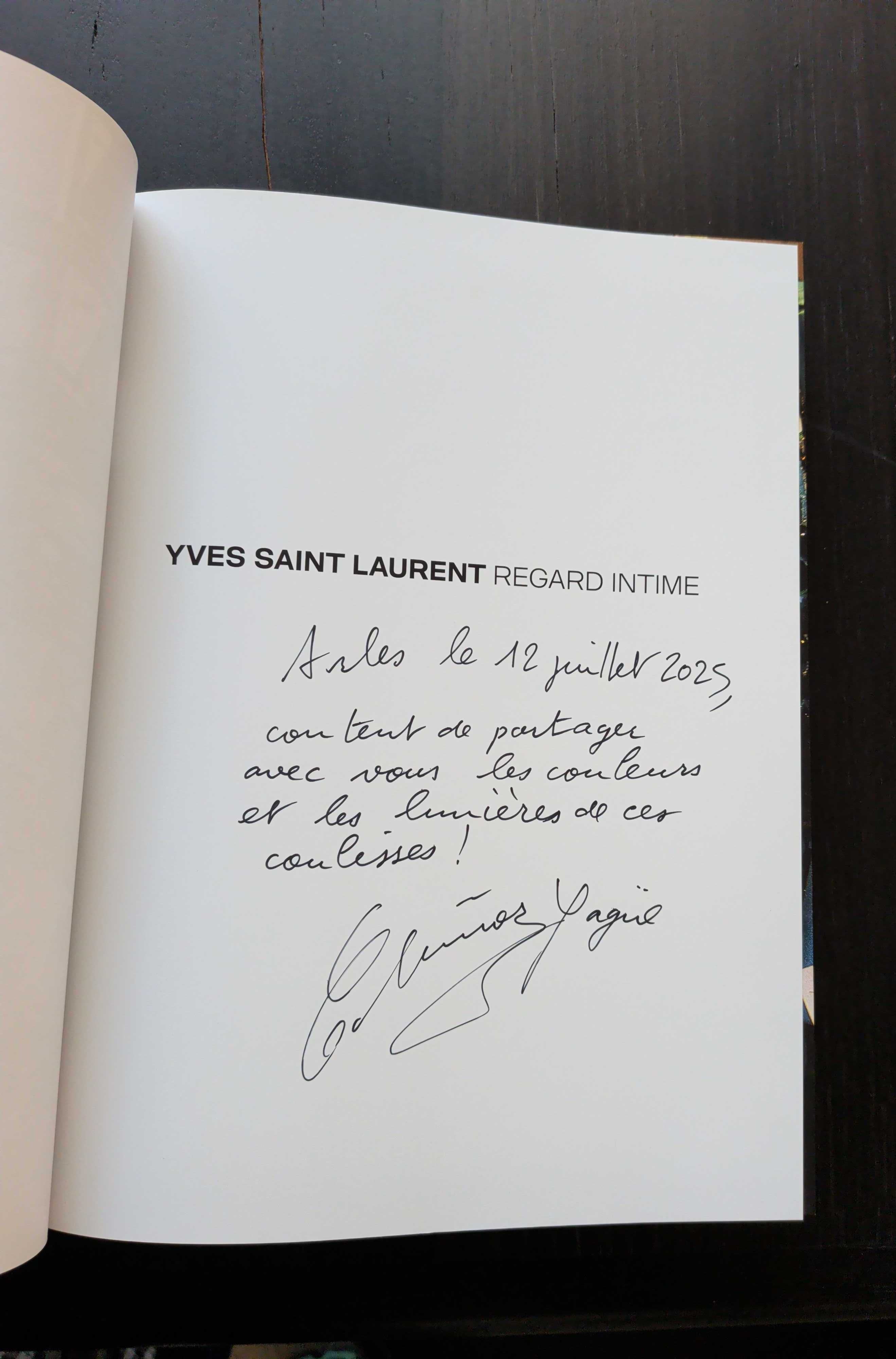 Yves Saint Laurent: Regard Intime (2024) - Signed by Author