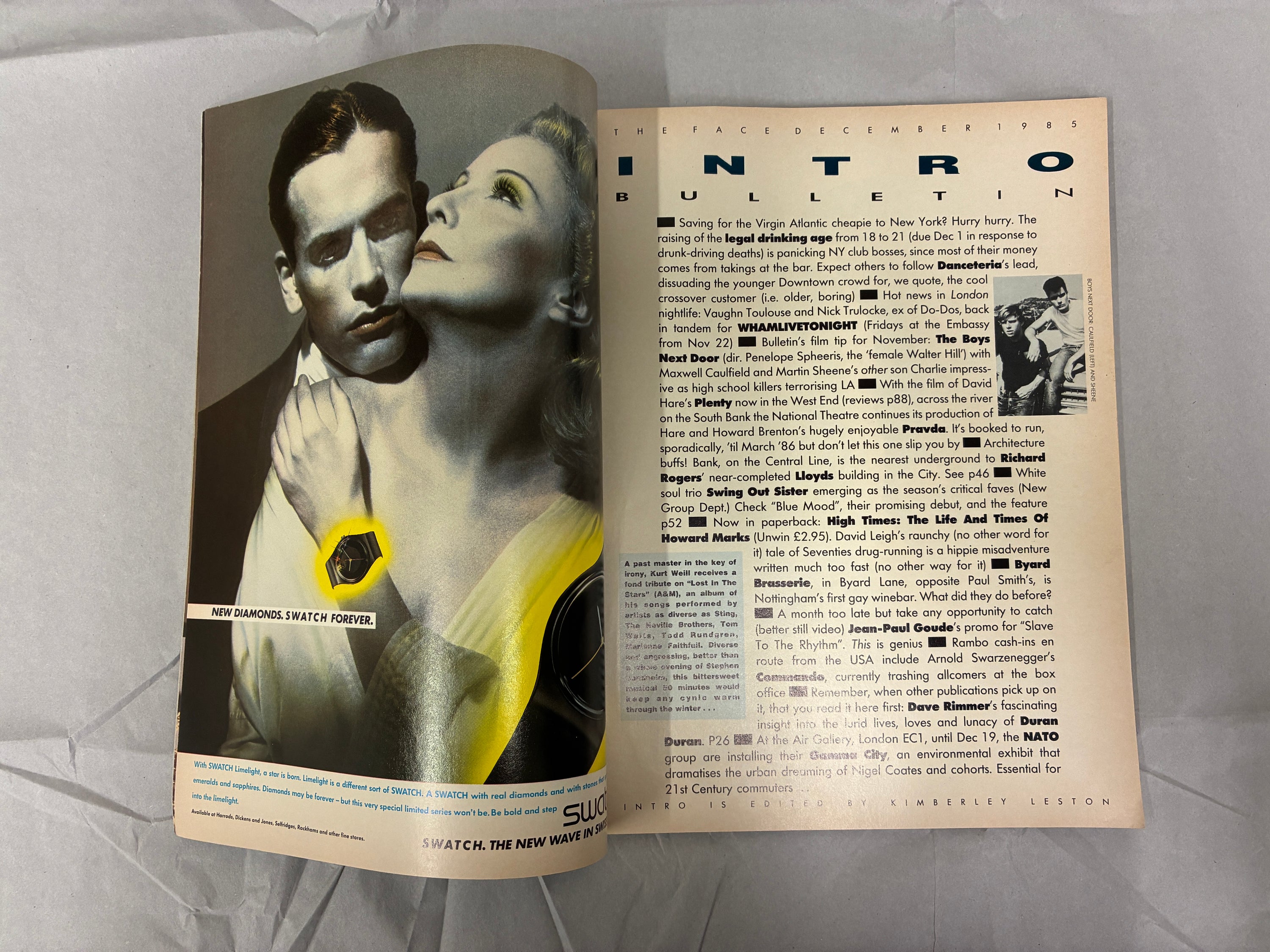 The Face - December 1985