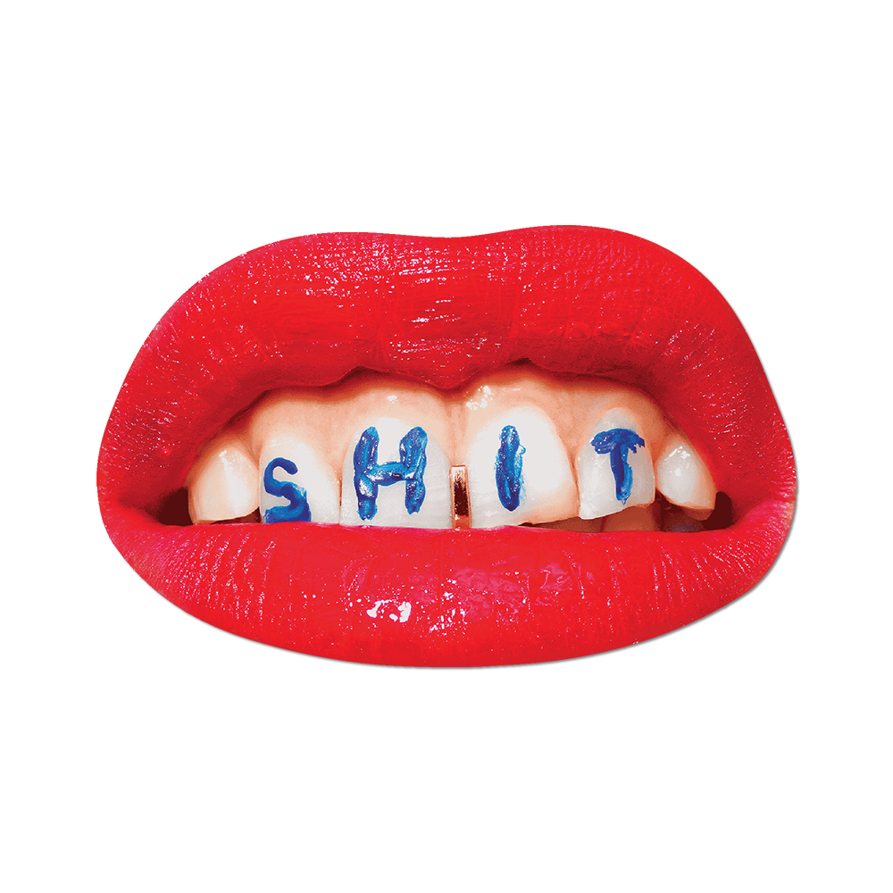 Sh*t by Toiletpaper - Die-Cut Sticker (Back to School)