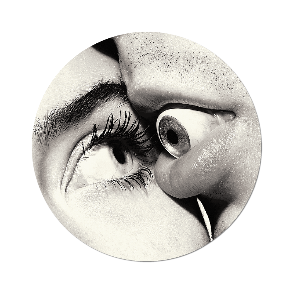 Metallic Eyes by Toiletpaper - Die-Cut Sticker