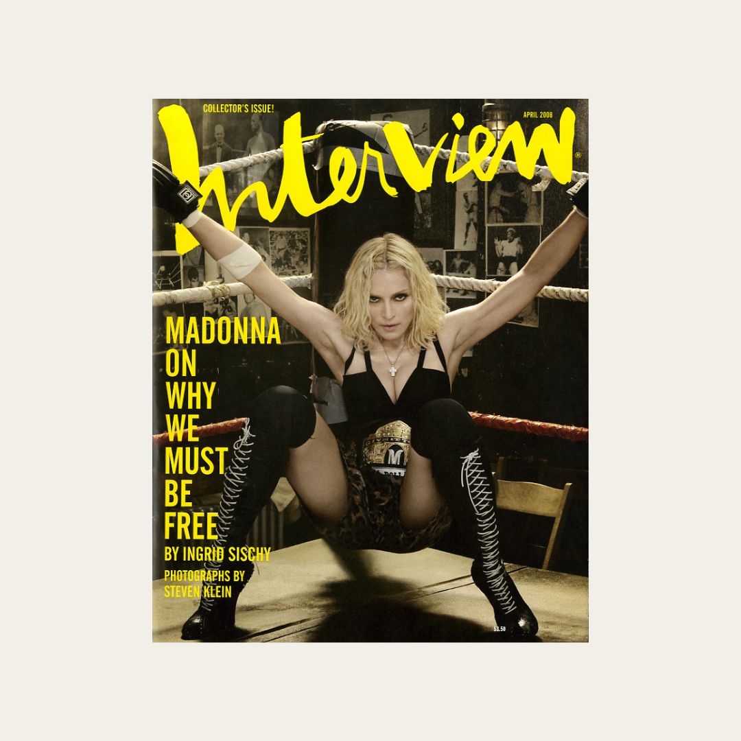 Interview Magazine with Madonna (April, 2008)